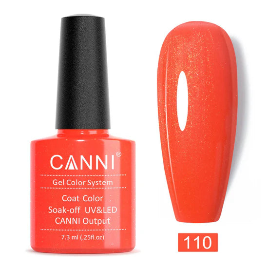 Canni Gel Nail Varnish (Glitter Colours)