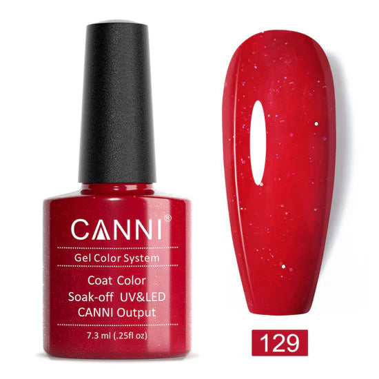 Canni Gel Nail Varnish (Glitter Colours)