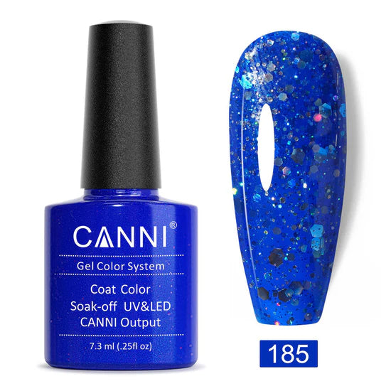 Canni Gel Nail Varnish (Glitter Colours)
