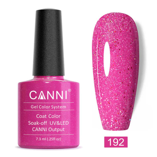 Canni Gel Nail Varnish (Glitter Colours)