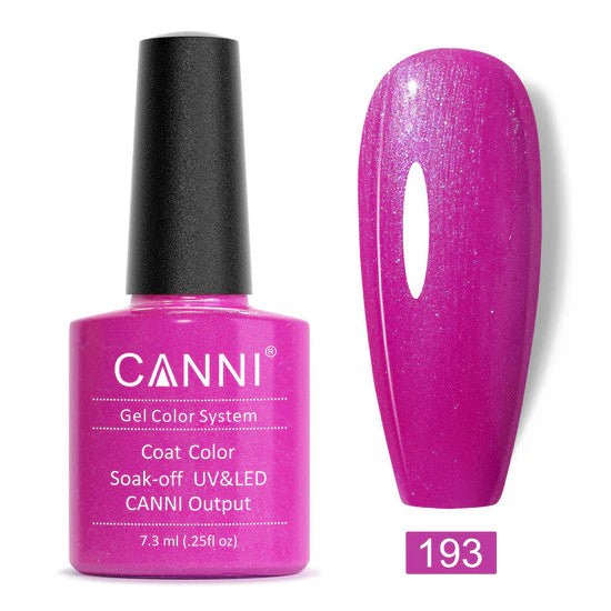 Canni Gel Nail Varnish (Glitter Colours)