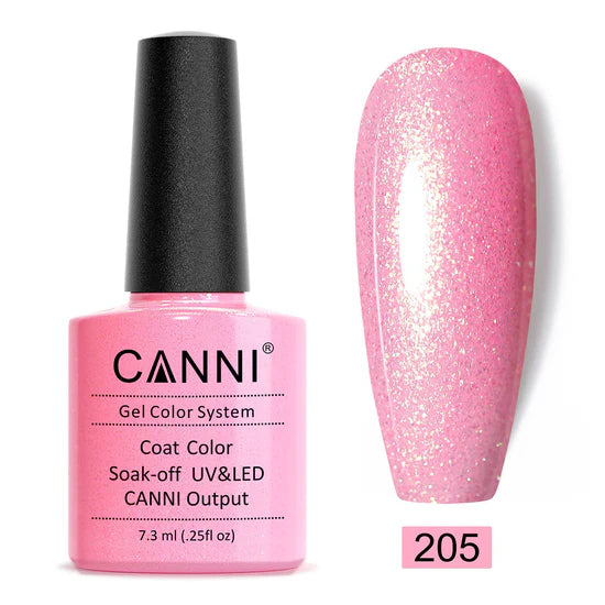 Canni Gel Nail Varnish (Glitter Colours)