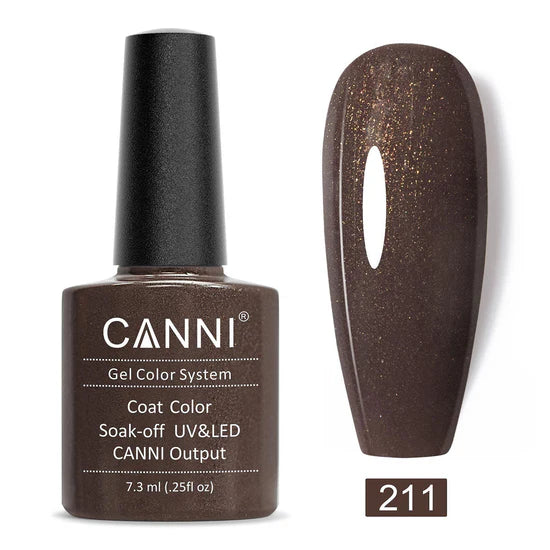 Canni Gel Nail Varnish (Glitter Colours)