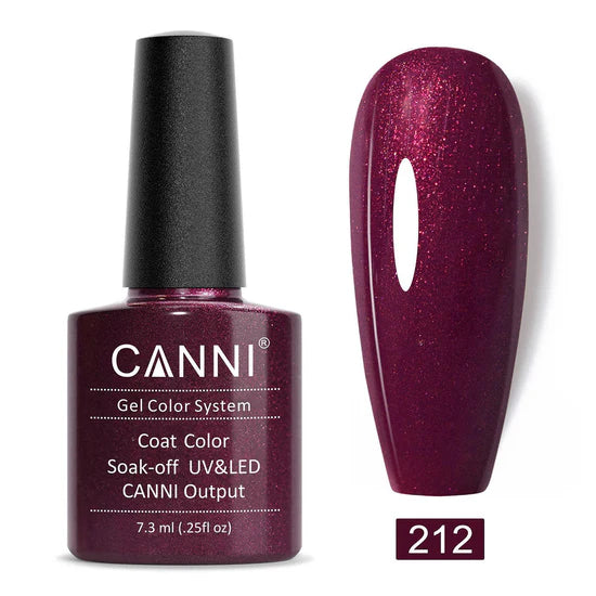 Canni Gel Nail Varnish (Glitter Colours)