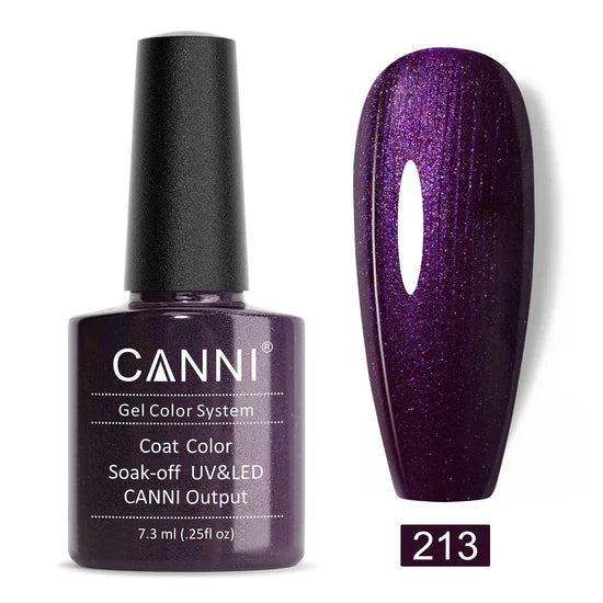 Canni Gel Nail Varnish (Glitter Colours)