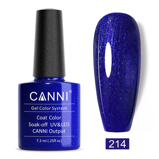 Canni Gel Nail Varnish (Glitter Colours)