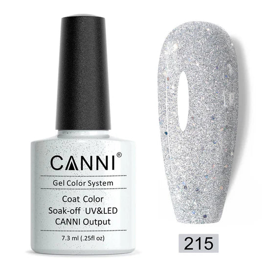 Canni Gel Nail Varnish (Glitter Colours)