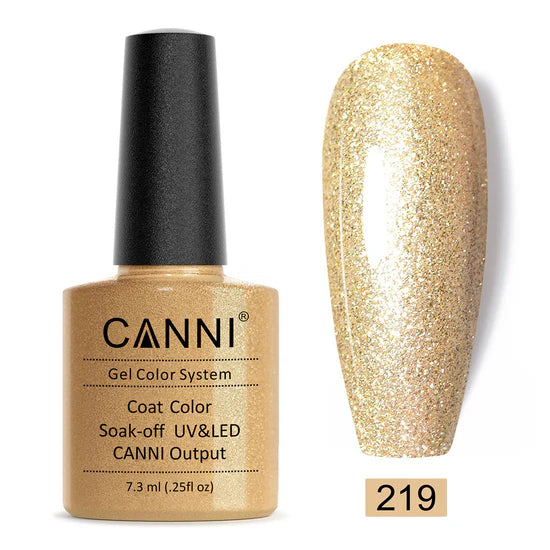 Canni Gel Nail Varnish (Glitter Colours)