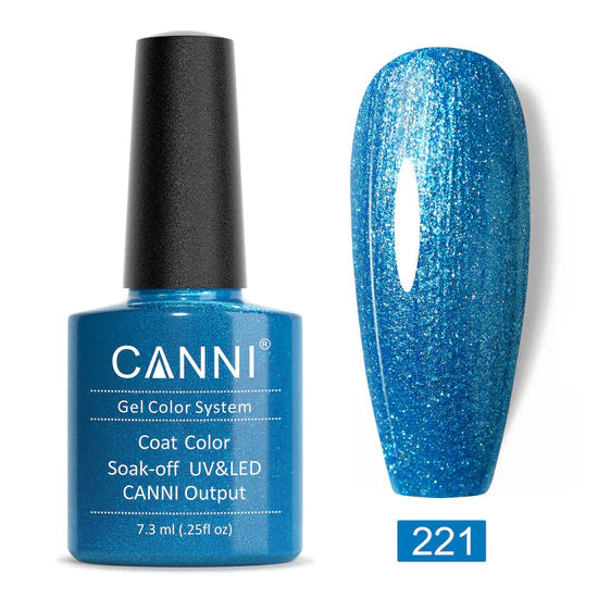 Canni Gel Nail Varnish (Glitter Colours)