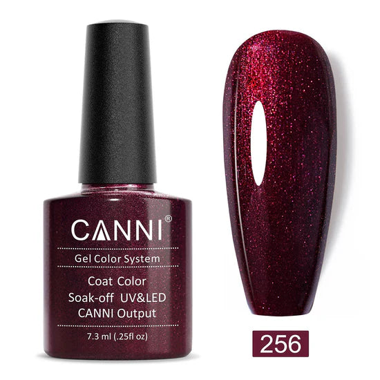 Canni Gel Nail Varnish (Glitter Colours)