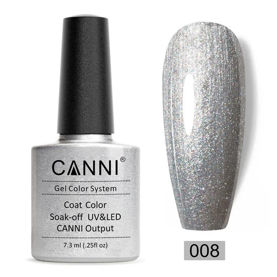 Canni Gel Nail Varnish (Glitter Colours)