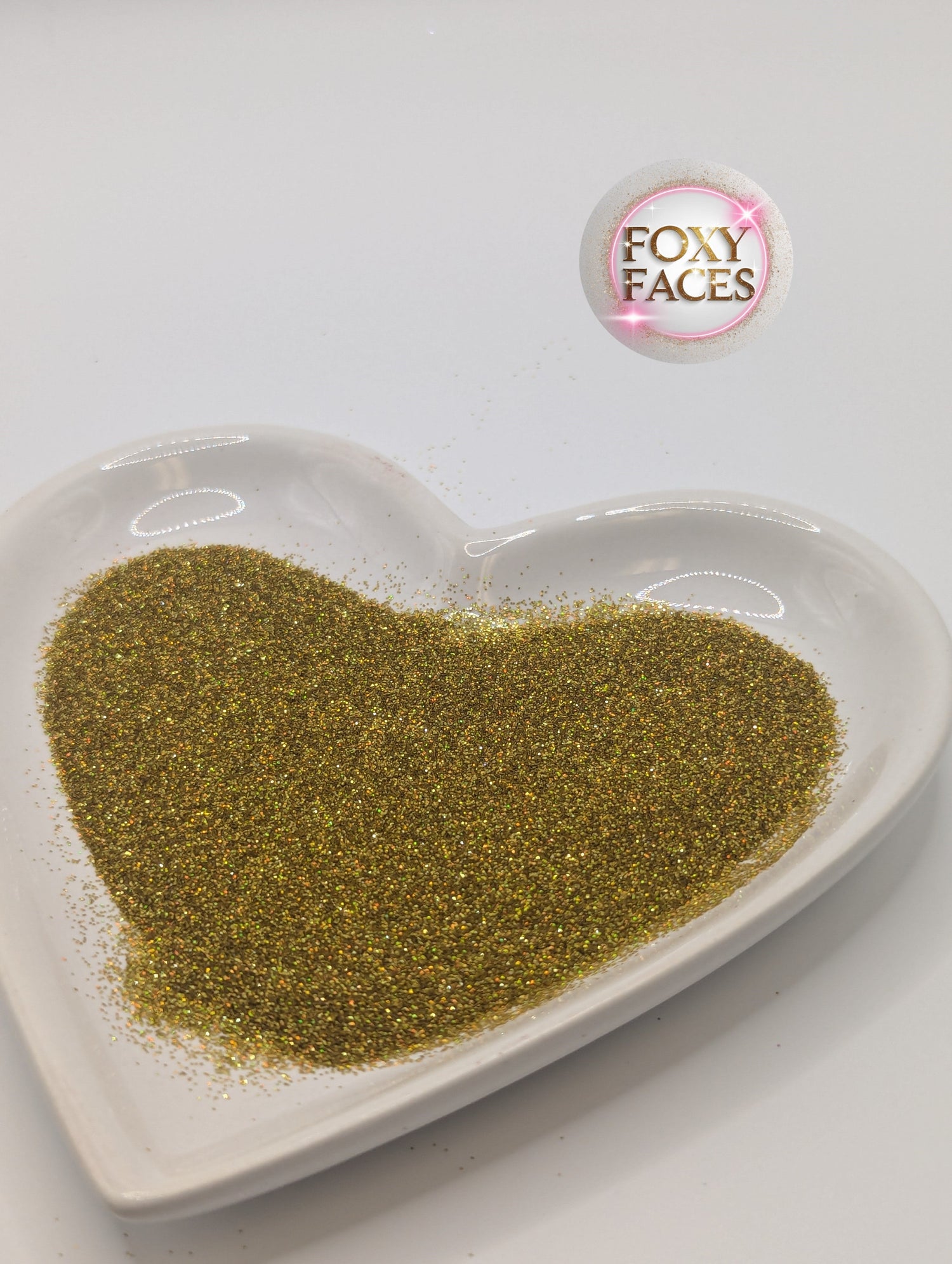 Holographic Gold Face Glitter