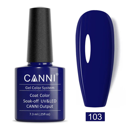 Canni Gel Nail Varnish (Blues)