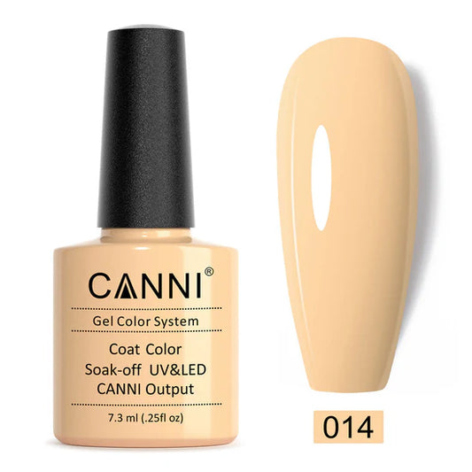 Canni Gel Nail Varnish (Nude and Brown)