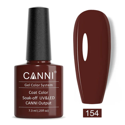 Canni Gel Nail Varnish (Nude and Brown)