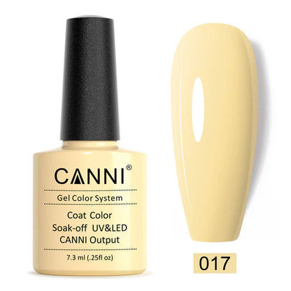 Canni Gel Nail Varnish (Nude and Brown)