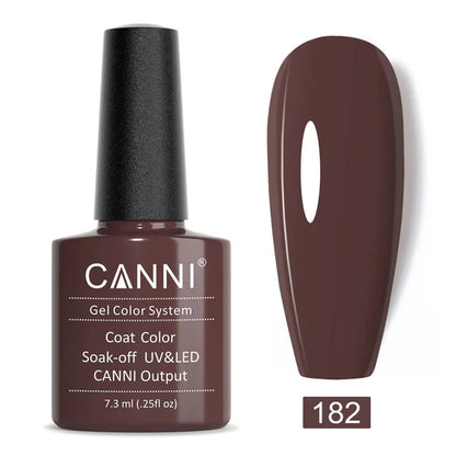 Canni Gel Nail Varnish (Nude and Brown)