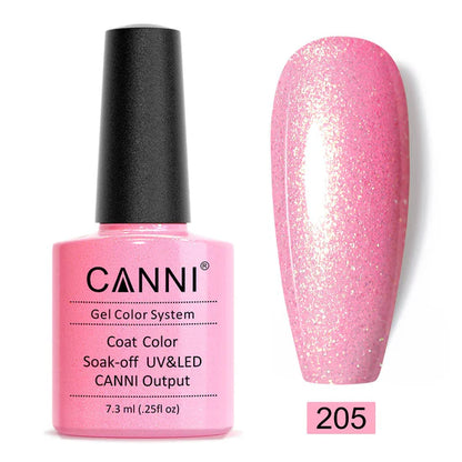 Canni Gel Nail Varnish (Glitter Colours)