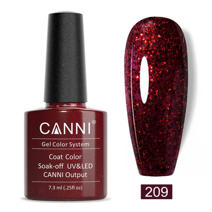 Canni Gel Nail Varnish (Glitter Colours)