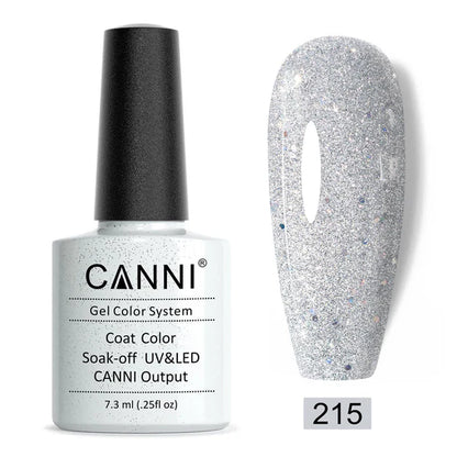 Canni Gel Nail Varnish (Glitter Colours)