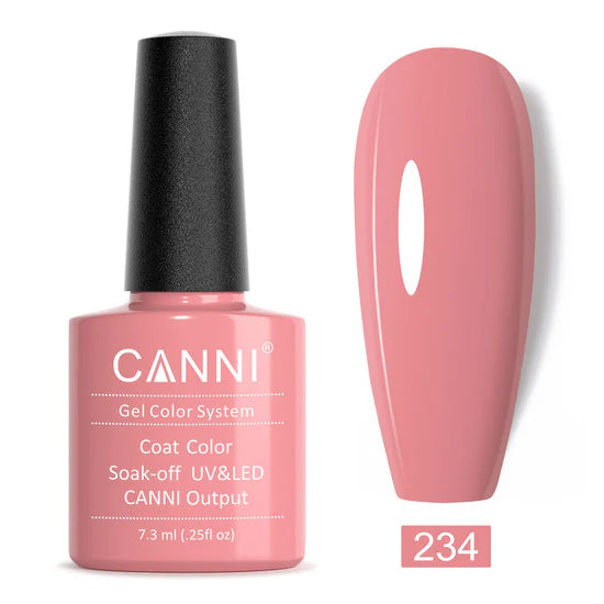 Canni Gel Nail Varnish (Nude and Brown)