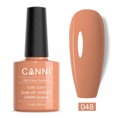 Canni Gel Nail Varnish (Nude and Brown)