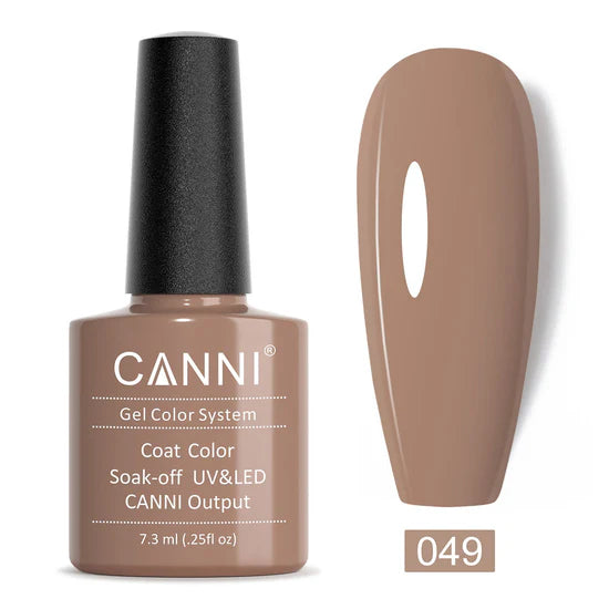Canni Gel Nail Varnish (Nude and Brown)