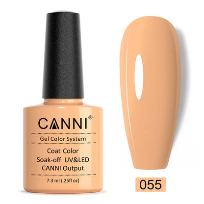 Canni Gel Nail Varnish (Nude and Brown)