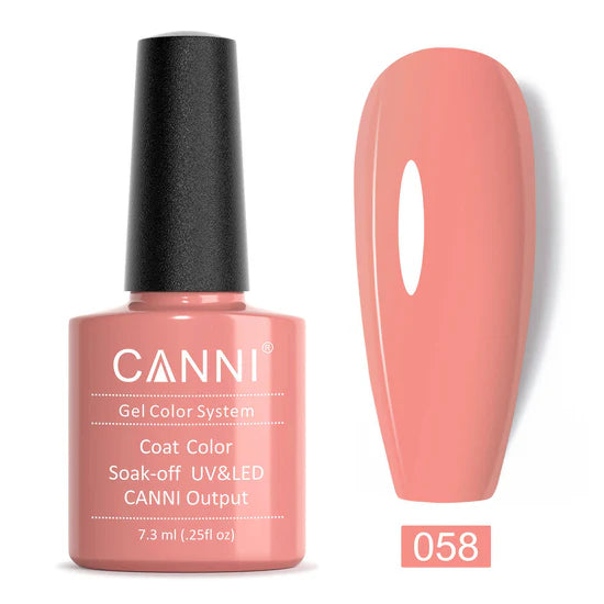 Canni Gel Nail Varnish (Nude and Brown)