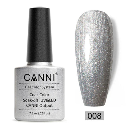 Canni Gel Nail Varnish (Glitter Colours)