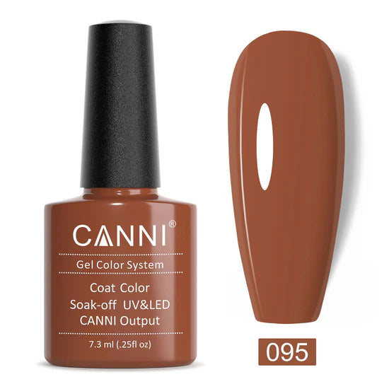 Canni Gel Nail Varnish (Nude and Brown)