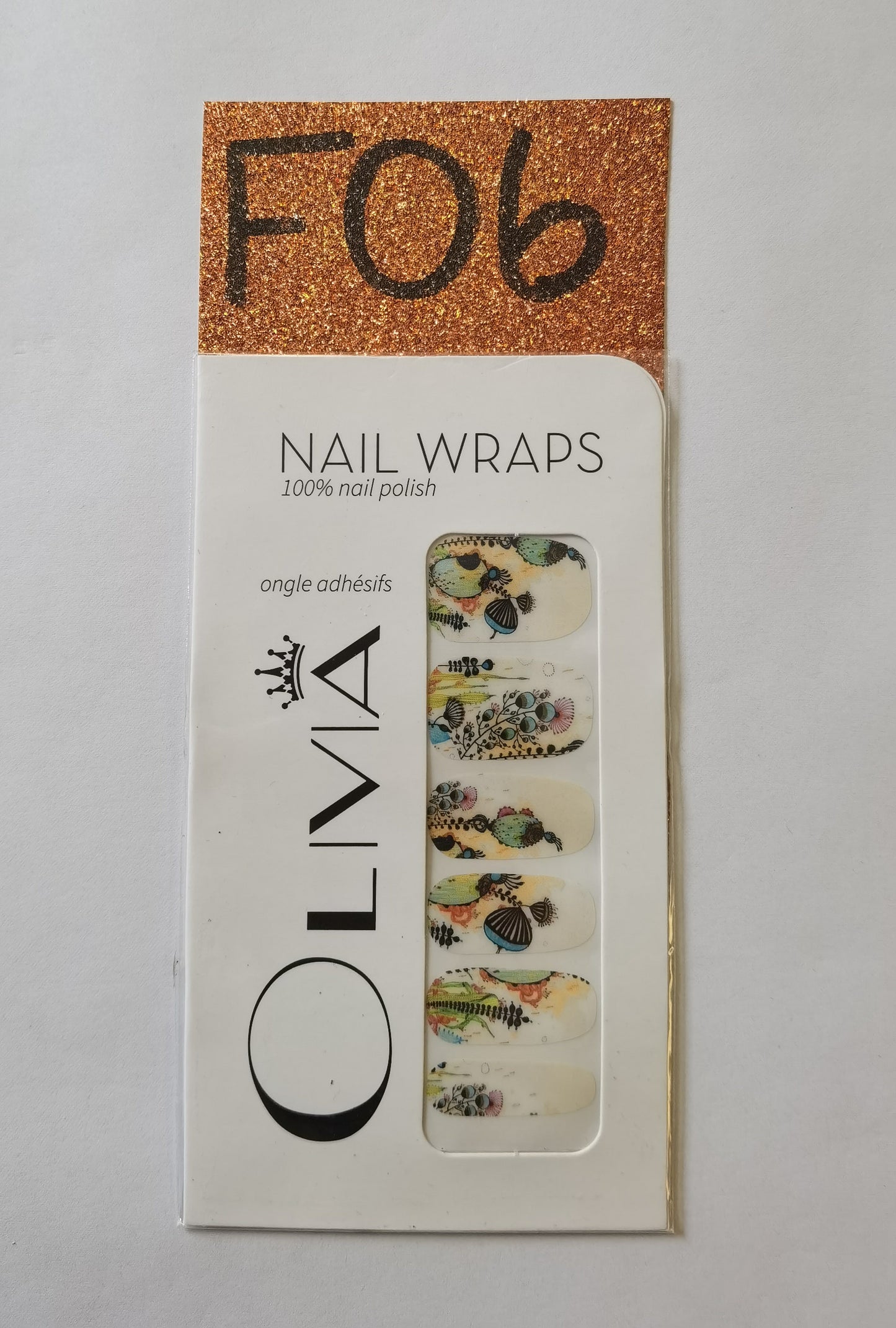 Nail Wraps (flower Designs)