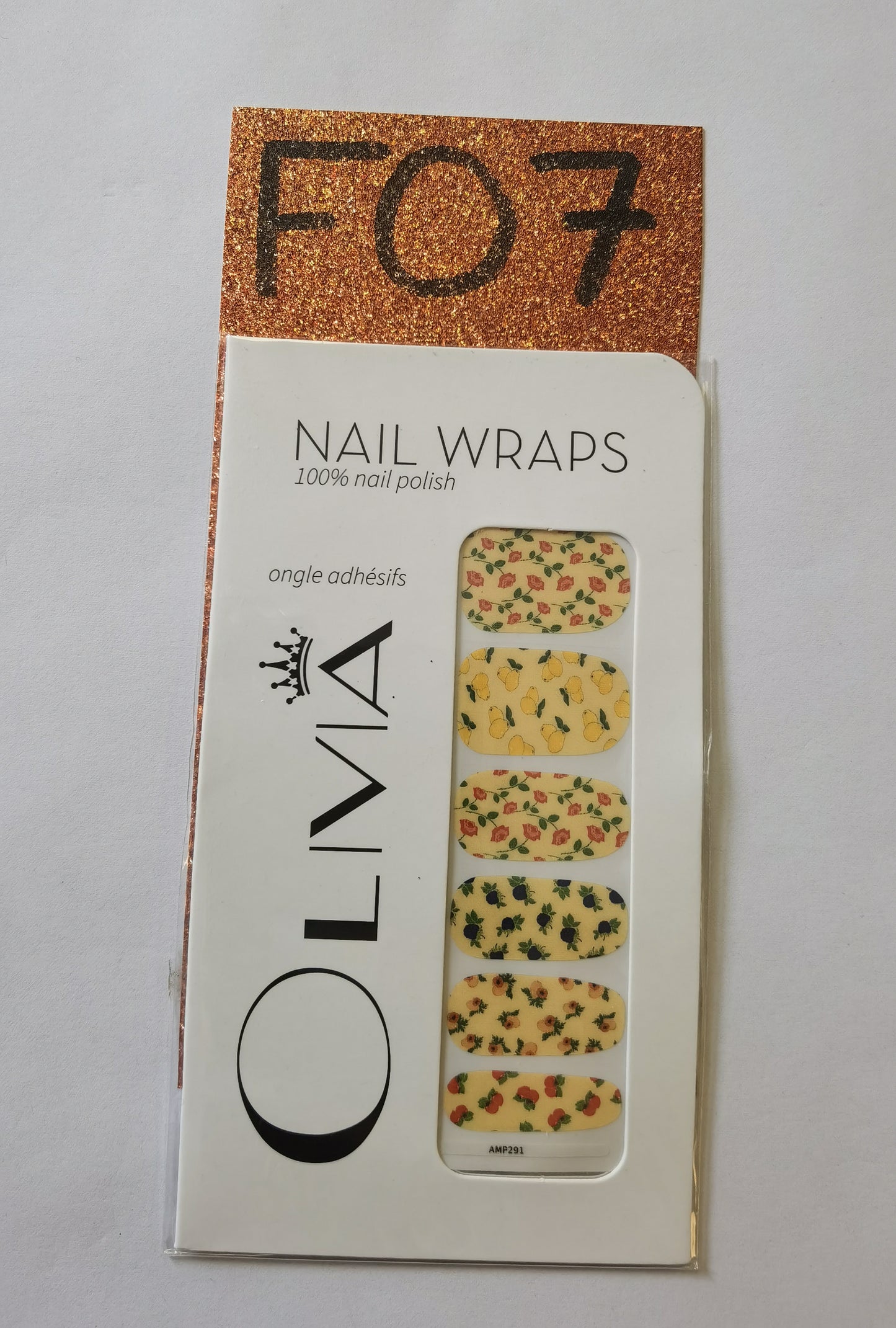 Nail Wraps (flower Designs)