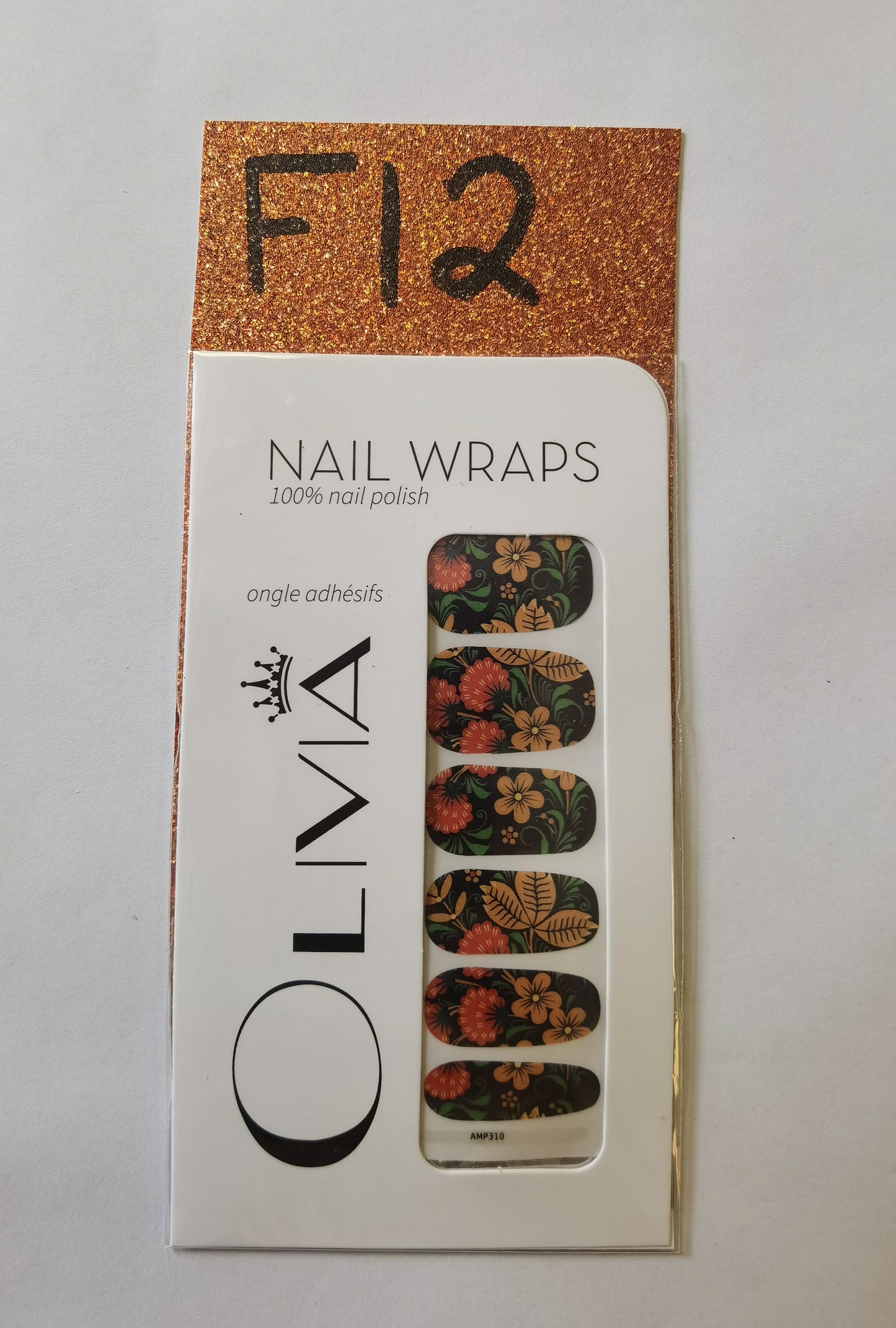 Nail Wraps (flower Designs)