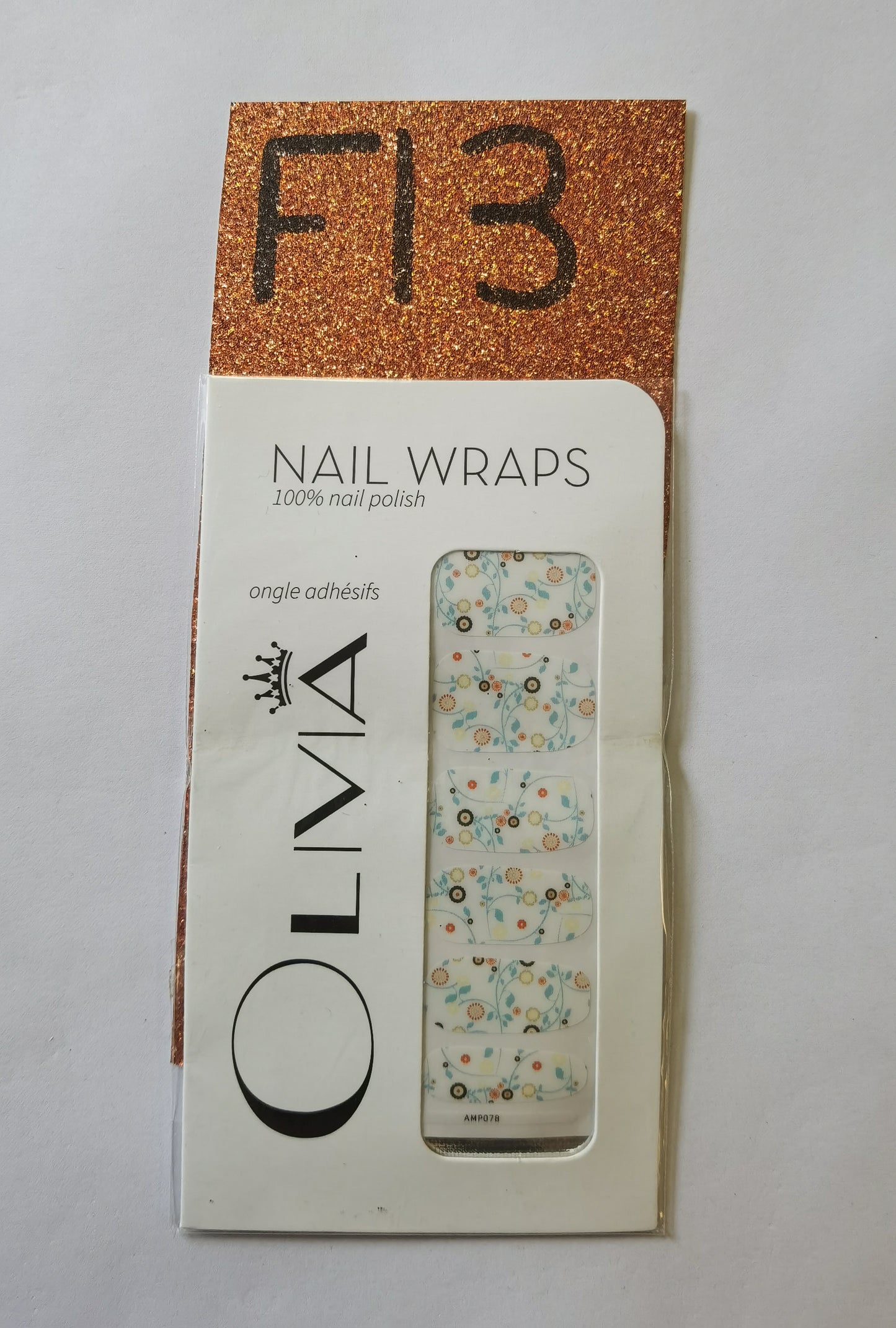 Nail Wraps (flower Designs)