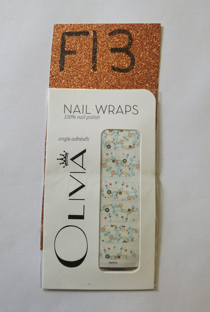Nail Wraps (flower Designs)