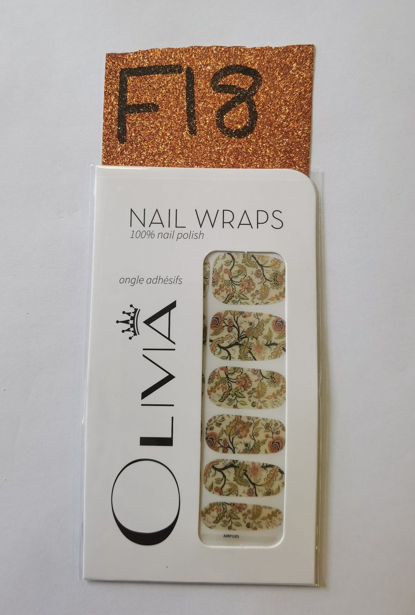 Nail Wraps (flower Designs)