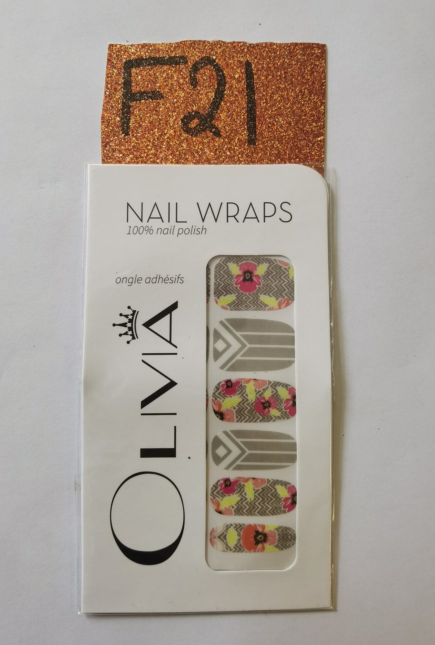 Nail Wraps (flower Designs)