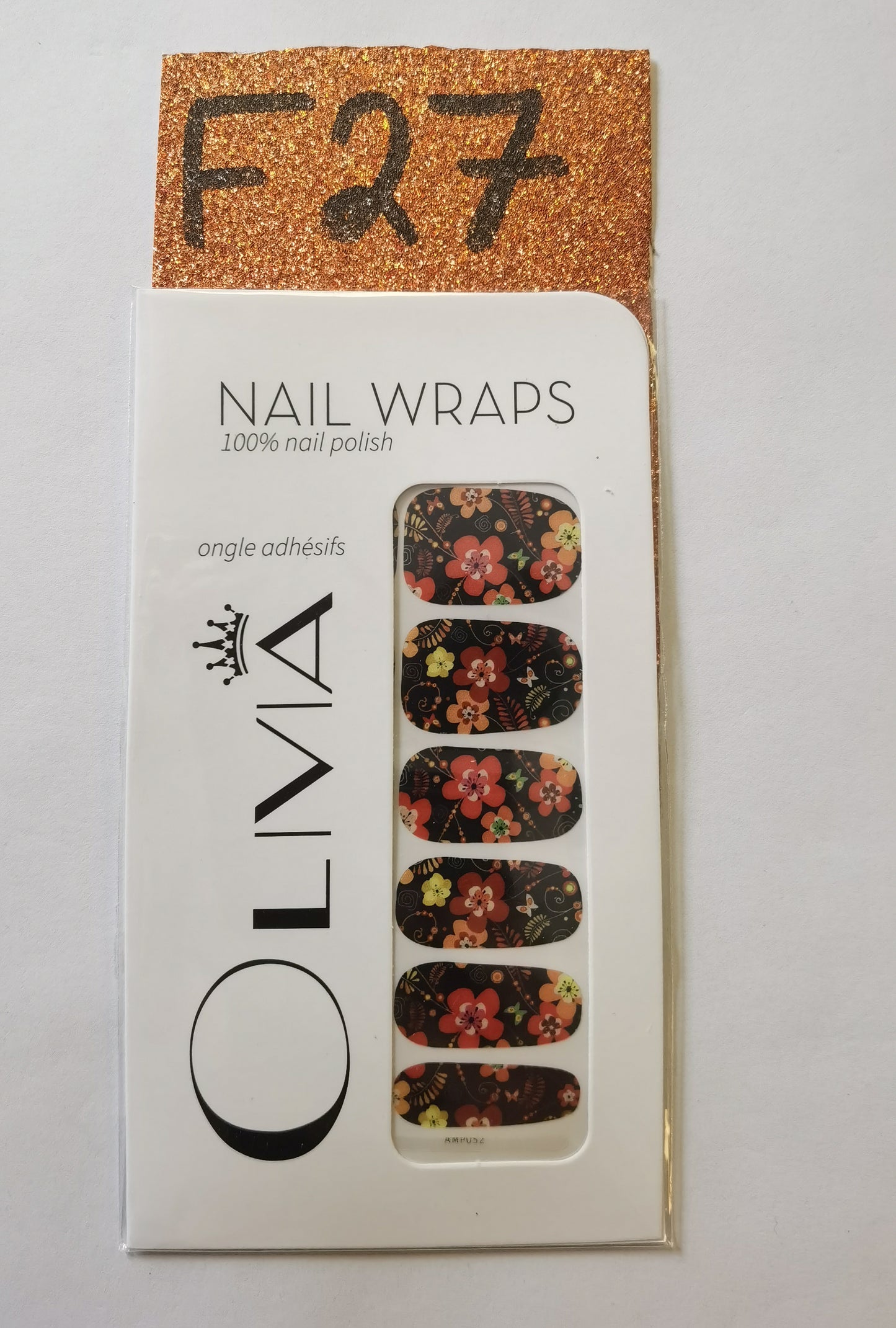 Nail Wraps (flower Designs)