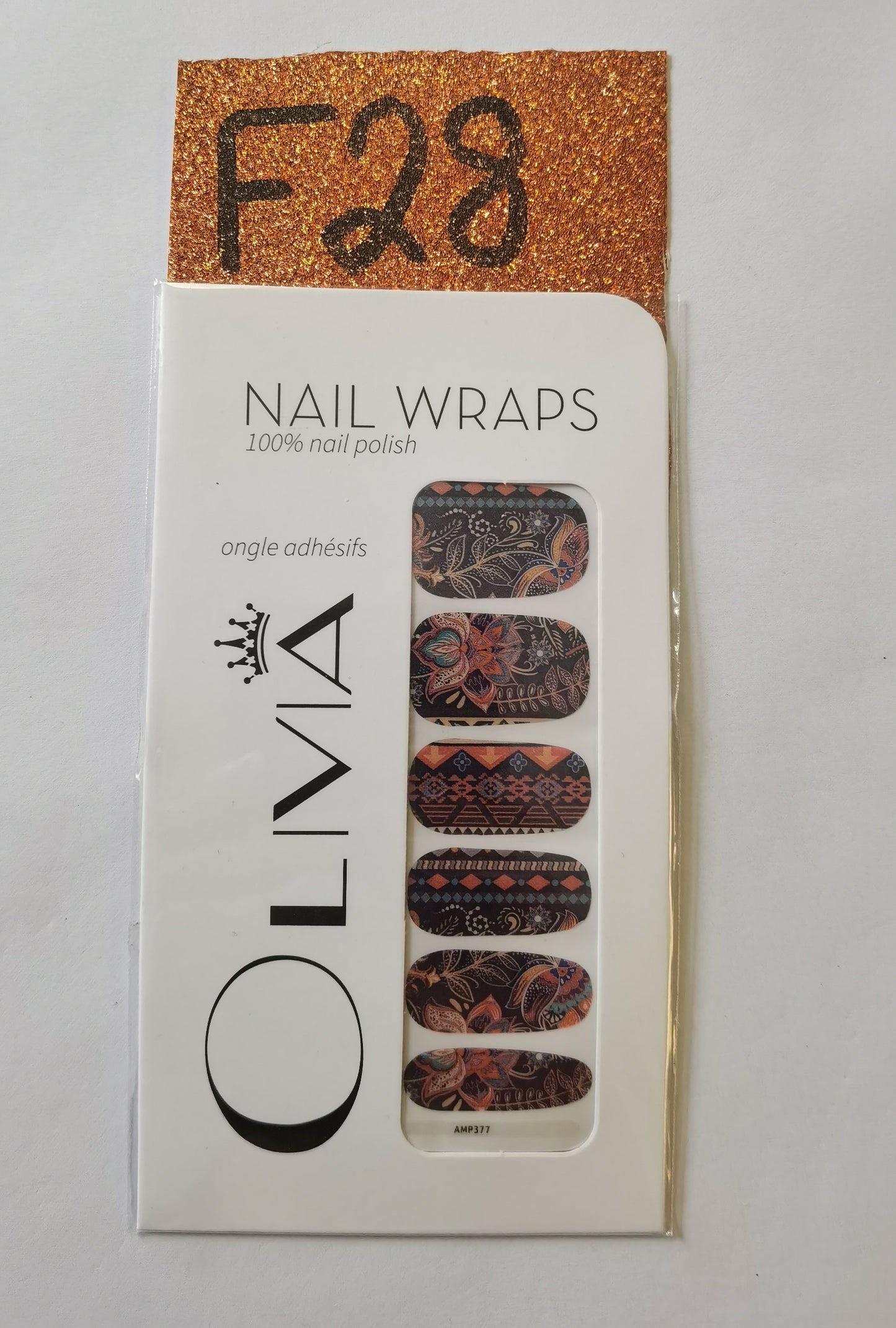 Nail Wraps (flower Designs)