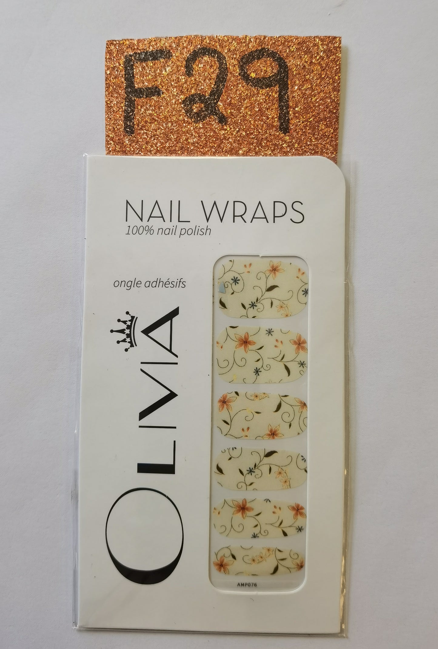 Nail Wraps (flower Designs)