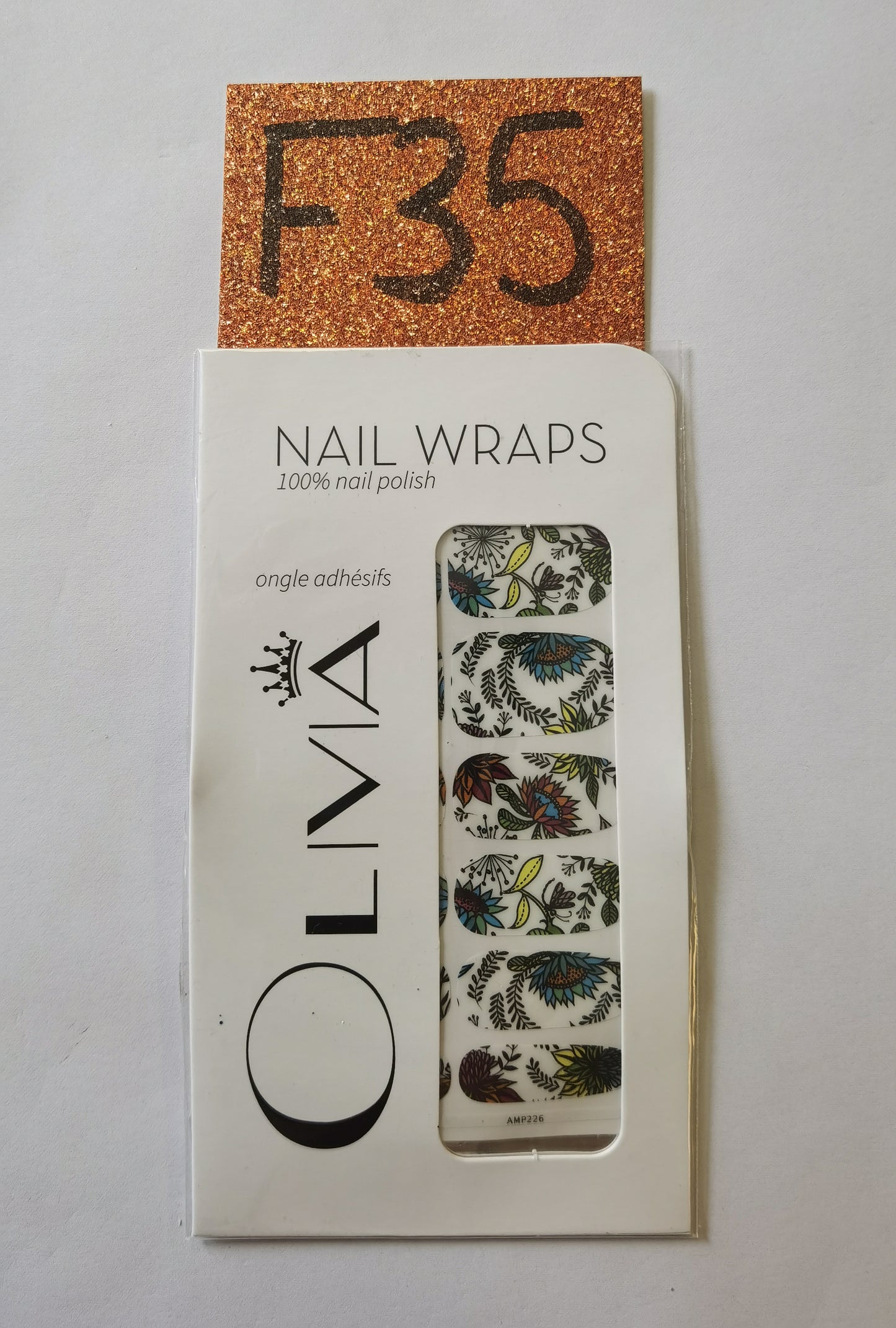Nail Wraps (flower Designs)