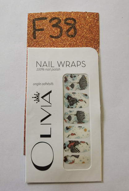 Nail Wraps (flower Designs)