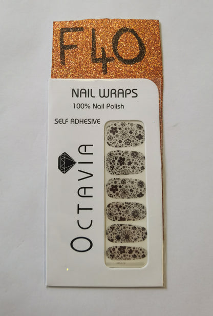 Nail Wraps (flower Designs)
