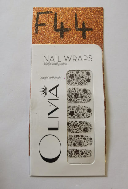 Nail Wraps (flower Designs)